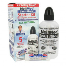 Bộ bình rửa mũi giảm viêm xong Neilmed sinus rinse starter kit