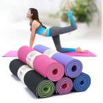 Thảm tập Yoga Gym miDoctor chống trượt TPE cao cấp 2 lớp (Kèm bao thảm + dây thảm)